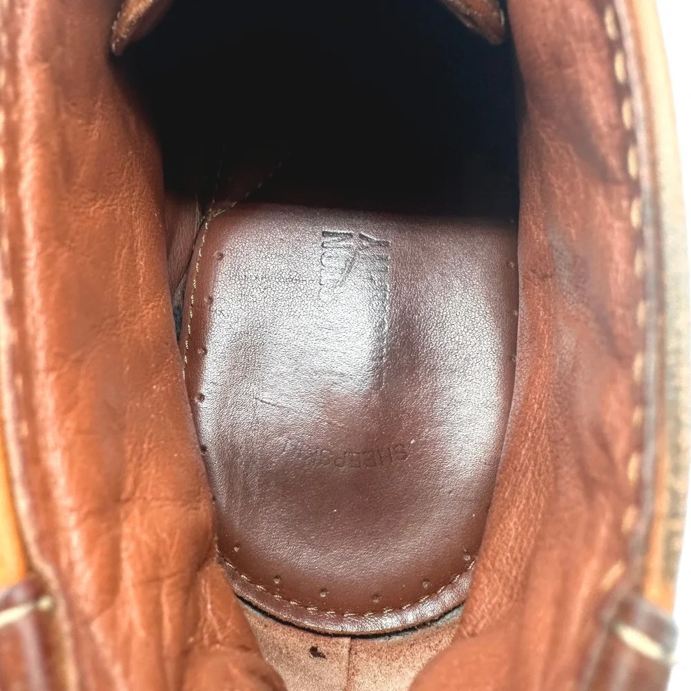 Johnston & Murphy Mens Tan Leather Copeland Chukka Brown Ankle Boots 9M